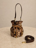 Mini Bucket Bag - Animal Print