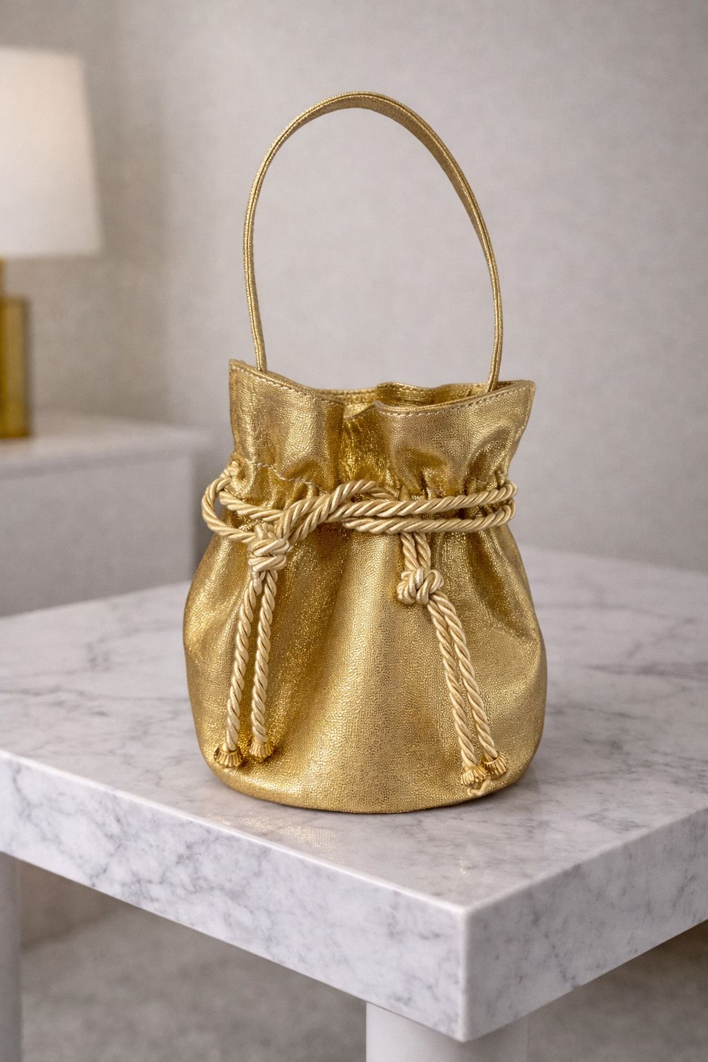 Mini Bucket Bag - Dorado